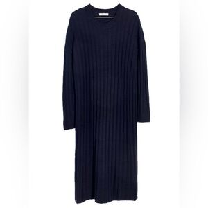 Madewell Resourced Ribbed Midi Sweater Dress